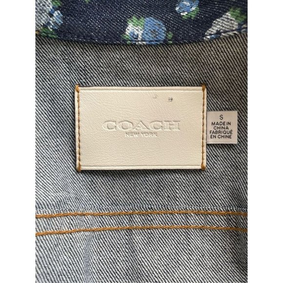 Coach Floral Denim  Jacket - Picture 9 of 10